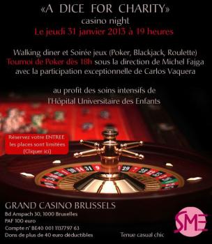 Soirée Casino au profit de l'HUDERF