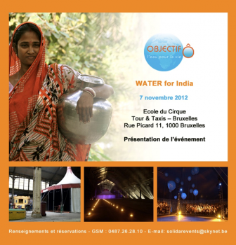 Soirée caritative « Water for India !  »