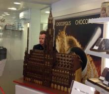 Découvrez l'Hôtel de Ville de Bruxelles en chocolat