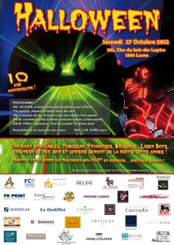 Fête Halloween 2012 - cracheur de feu, danse avec les robots et spectacle son et lumière exceptionnel !